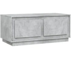 Kavos staliukas, betono pilkas, 102x50x44cm, apdirbta mediena