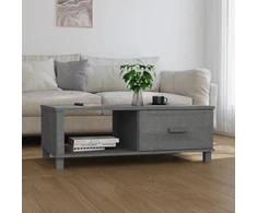 Kavos staliukas HAMAR, tamsiai pilkas, 100x55x35cm, pušis