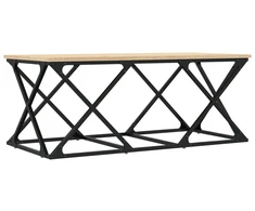 Kavos staliukas, sonoma ąžuolo, 100x49x40cm, apdirbta mediena
