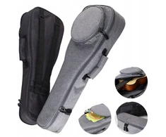 Kazoo Polska 21" sopraninio ukulele vandeniui atsparus pilkas dėklas