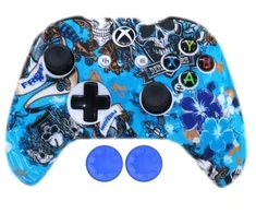 Kbr games apsauginis silikoninis dėklas XBOX one pulteliui + 2 gripai