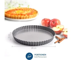 Kepimo forma su nuimamu dugnu, 28 cm