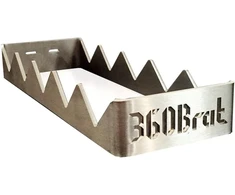 Kepimo indas 5.9 nerūdijančio plieno 3 mm Bbq stovas 5 dešrelėms