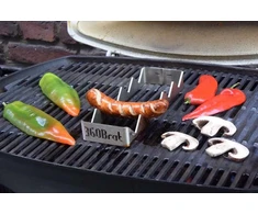 Kepimo indas 5.9 nerūdijančio plieno 3 mm Bbq stovas 5 dešrelėms