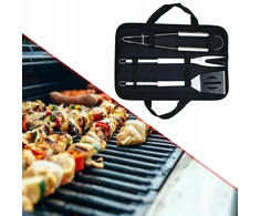 Kepsninės įrankių rinkinys, tvirti bbq grilio įrankiai, bbq įrankių grilio rinkinys 3 dalių