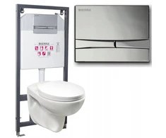 Kerra Doris pakabinamas Wc komplektas (unitazas + rėmas)