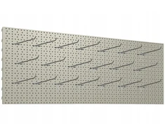 Keter Diy Ktd dirbtuvių lentyna 1000x400 kreminė + 20x vienas kabliukas L-200