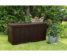 Lauko baldų komplektas Keter Sodo dėžė terasai Sherwood 270l