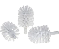 Keuco atsarginė tualetinio šepečio galvutė, keičiama, 3 vnt. rinkinys, palaida, 12,7 x 6,7 cm, balta, originalus gamintojas, tualetinio šepečio atsarginė galvutė
