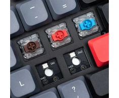 Keychron K13 Pro Qmk/via belaidė mechaninė klaviatūra su itin plonu Rgb apšvietimu ir Gateron Raudona jungikliais