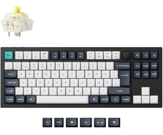 Keychron Q3 Max belaidė mechaninė klaviatūra, Qmk/via programuojama pilno metalo klaviatūra vokiečių De-iso Tkl išdėstymas Bluetooth/laidinis Rgb su karšto keitimo Gateron Jupiter Banana jungikliais