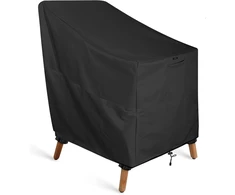 Khomo gear panther series sodo kėdės uždangalas – itin tvirtas premium klasės sodo baldų uždangalas – juodas, standartinis