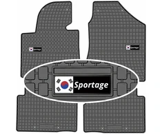 Kia Sportage Iii 2010-2015 Prismat automobiliniai kilimėliai + Emblema
