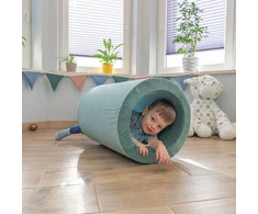 Kiddymoon Velvet putų žaidimų aikštelė kūdikiams, žaidimų vonia, kliūčių ruožai, statinė, pagalvė, miško žalia