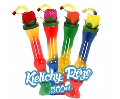 Kielichy "rožių Spiralė" 500 ml, 56 vnt. - spalvų mišinys