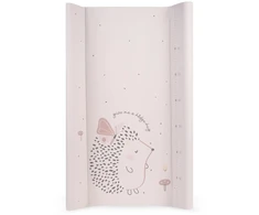 Kikkaboo vystymo kilimėlis Hedge Hugs, minkštas Pvc, 80 x 50 cm, neperšlampamas ir nešiojamas, rožinis