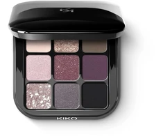 Kiko Milano Glamour Multi Finish šešėlių paletė 04 | Paletė su 9 įvairių efektų šešėliais