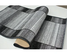 Kilimas 67x300cm su gelio pagrindu, pilkas