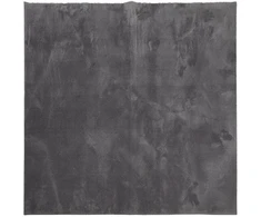 Kilimas HUARTE, antracito, 200x200cm, trumpi šereliai