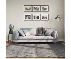 Kilimas HUARTE, antracito, 200x200cm, trumpi šereliai