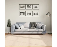 Kilimas HUARTE, smėlio, 200x200cm, trumpi šereliai