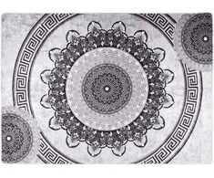 Kilimas, juodas ir pilkas, 120x180cm, skalbiamas