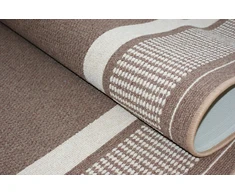 Kilimas, kiliminis takas su kilpele, plokščiaaustis gumuotas 133x250cm Trendy J. Brown