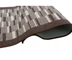 Kilimas, neslystantis kiliminis takelis su kilpele 67x110cm Target Brown