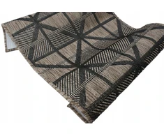 Kilimas, virvelinis takas, neslystantis takas 100x130 cm rombai ruda