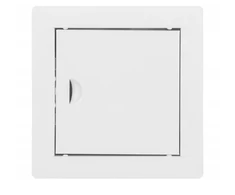 Kimi metalinės revizinės durelės baltos 15x15