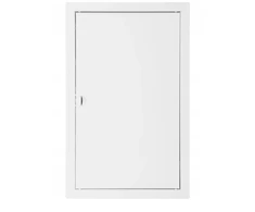 Kimi metalinės revizinės durelės baltos 25x50