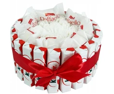 Kinder tortas - Valentino dienos gimtadienio dovanų rinkinys, krepšys, dovanų dėžutė