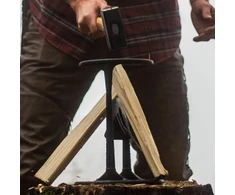 Grąžtas Kindling Cracker Original malkų skaldyklė su plaktuku ir natūraliu ugnies įskėlėju