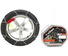 KING Konig Zip Ultra 9 80 grandininės apsaugos nuo sniego 195/65r15 205/45r17 215/40r17 su įtempikliu