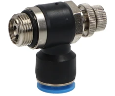 KING Pneumatinis srauto reguliavimo vožtuvas žarnai 12mm jungtis 3/8"