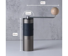 Kavamalė Kingrinder K0 rankinis kavos malūnėlis su tiesia rankena ir 140 reguliuojamų malimo lygių, skirtas Aeropress, French Press, Drip, 25 g talpa