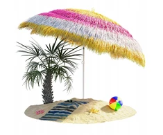 Kingsleeve Sodo paplūdimio balkono Havajų stiliaus sulankstomas skėtis 160cm Uv 30+ spalvotas