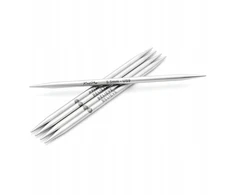 Kinzo Knitpro metaliniai kojinių mezgimo virbalai 20cm - 6,00mm