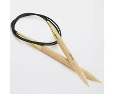 Kinzo Virbalai su valu Knitpro Basix Beech 3,0 mm/80 cm Su Valu