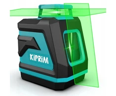 Kiprim Žalias linijinis lazeris Lv8d 5 linijų savaime išsilyginantis su baterijomis