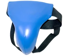 Kirkšnies apsauga, jockstrap, Kung Fu vyrams moterims Pu S mėlyna