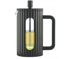 Virdulys Klausberg arbatos kavos žolelių užplikymo indas su stūmokliu French Press juodas 600 ml