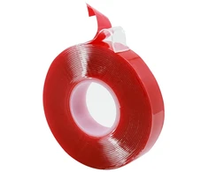 Kleberino dvipusė montavimo juosta, nuolatiniai dvipusiai klijai, ypač stipri 1 mm storio pramoninės kokybės (15 mm x 5 m)