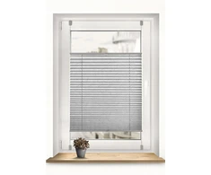Klostinė žaliuzė crush - spalva: pilka, matmenys: 55cm x 140cm