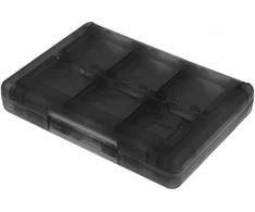 Klsychry 28 viename žaidimų kortelių dėklas laikiklis Nintendo Ds 3ds žaidimams (juodas)