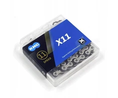 Kmc X11.93 sidabro/juodas grandinė, 114 grandžių, oem