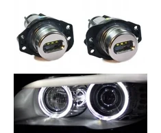 KMR Bmw E90 E91 balti led žiedai markeris 40w cree stiprūs