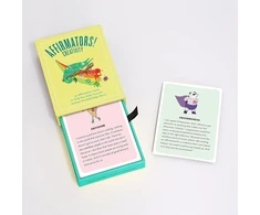 Knock Knock Affirmators! Creativity Deck: 50 afirmacijų kortelių, padėsiančių sau – be savipagalbos!