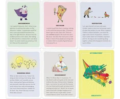 Knock Knock Affirmators! Creativity Deck: 50 afirmacijų kortelių, padėsiančių sau – be savipagalbos!