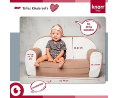 Knorrtoys 75016 vaikiška sofa Lucky Panda